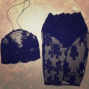 Fashion Nova lace outfit